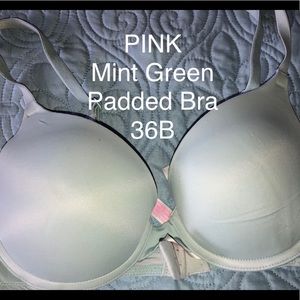 Victoria’s Secret PINK Mint padded Bra 36B